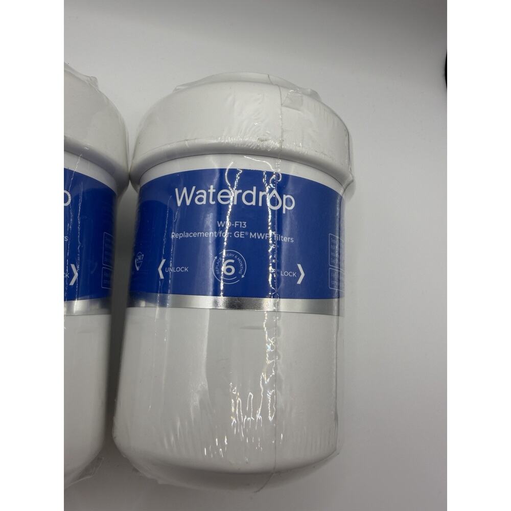 GE MWF Water Filter Replacement 2 pack Waterdrop WD-F13 Refrigerator - Picture 4 of 5